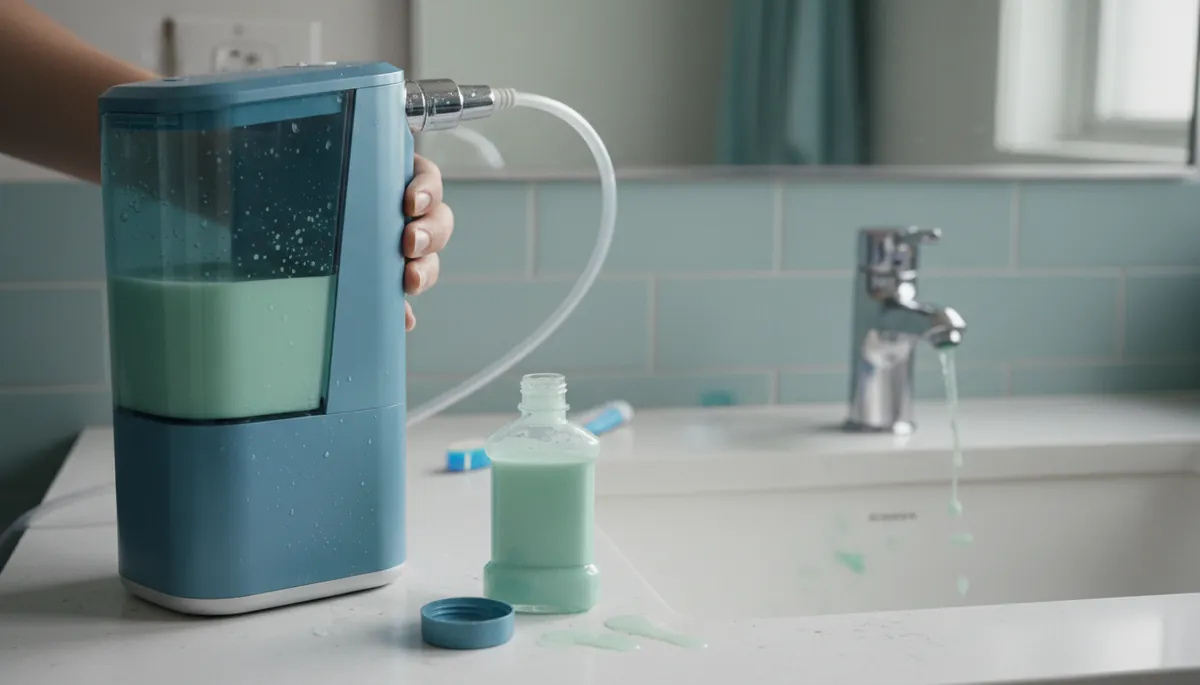 Peut-on mettre du bain de bouche dans un hydropulseur ?